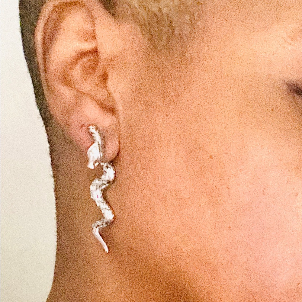 Vintage Snake Earrings - Picture 3 of 3